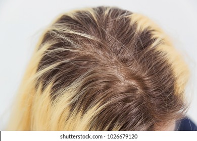 Royalty Free Blonde Hair Dark Roots Stock Images Photos