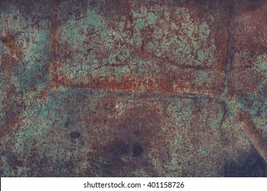 Dark rusty metal texture  Vintage effect  