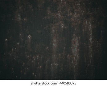 Dark Rusty Metal Wall. 