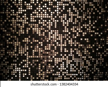 Dark sequenced tile map background / surface. 