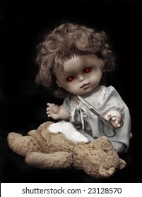 Dark series - vintage evil killer doll