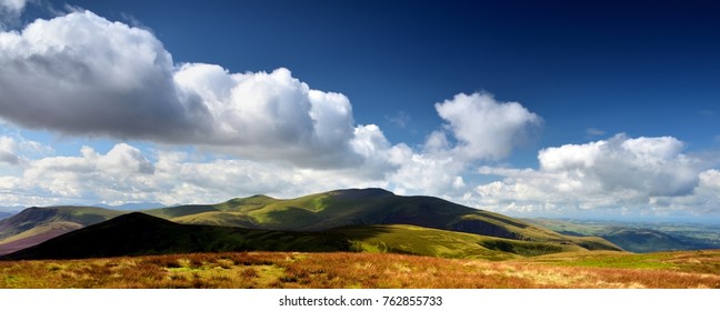 Dark Shadows Sliding Over Skiddaw Forest