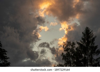 Dark sky before the storm - Shutterstock ID 1897229164