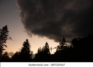 Dark sky before the storm - Shutterstock ID 1897229167