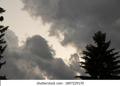 Dark sky before the storm - Shutterstock ID 1897229170