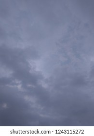 dark sky with big clouds 