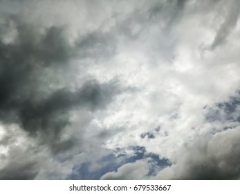 Dark sky clouds background and Dark sky clouds texture
