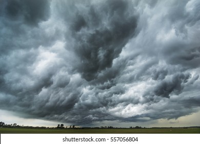 Dark sky and dramatic black cloud before rainy - Powered by Shutterstock