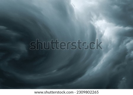 Dark sky during thunderstorm or dark clouds background