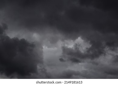 Dark sky with rain clouds