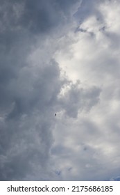Dark sky with rain clouds