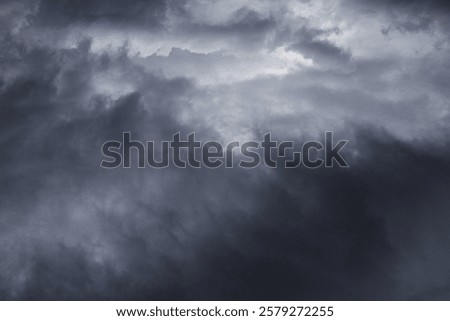 Dark Sky with rain clouds
