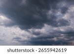  Dark sky with stormy clouds. Dramatic sky rain,Dark clouds before a thunder-storm,clouds before rain
