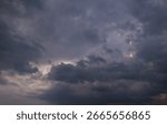 Dark sky with stormy clouds. Dramatic sky rain,Dark clouds before a thunder-storm,clouds before rain