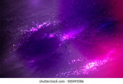 Dark space background with stars, nebula and gas clouds. - Shutterstock ID 500493586