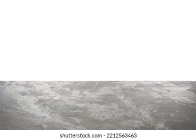 Dark Stone Surface Against White Background