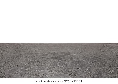 Dark Stone Surface On White Background