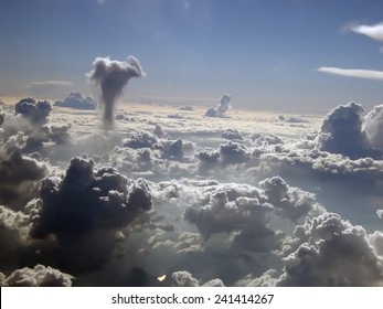 Dark storm clouds - Shutterstock ID 241414267