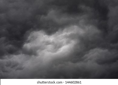 Dark Storm Clouds Background