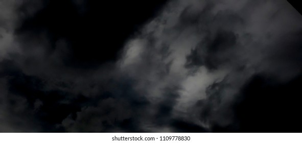Dark storm clouds before rain