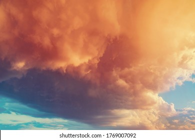 Dark storm clouds before the rain at sunset. - Powered by Shutterstock