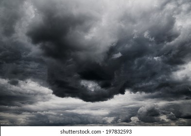 Dark Storm Clouds Before Rain