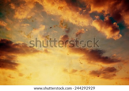 dark storm clouds before rain