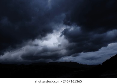 dark storm clouds in the evening sky - Powered by Shutterstock