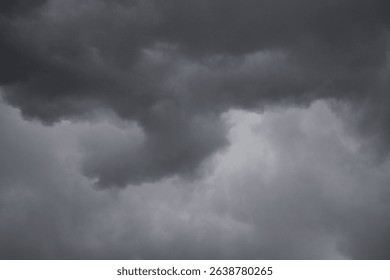 dark storm clouds in the sky