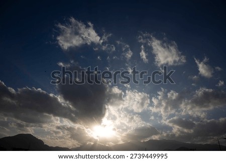 dark storm clouds in the sky