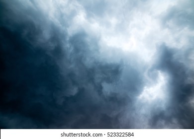 dark stormy sky