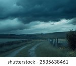 Dark and Stormy Sky Before the Rain