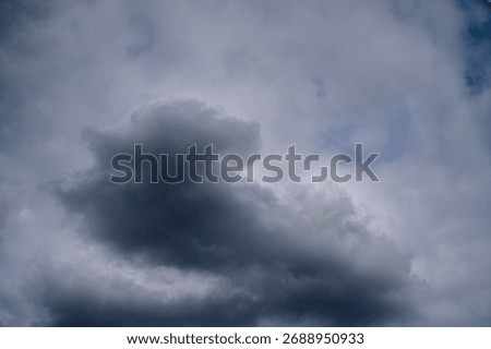 Dark stormy sky with dramatic lighting