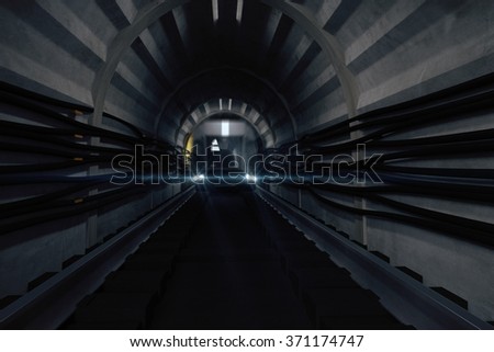 Similar – Image, Stock Photo old road with tunnel on the shores of Lake Garda