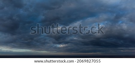 Similar – Image, Stock Photo soft dark sky with clouds