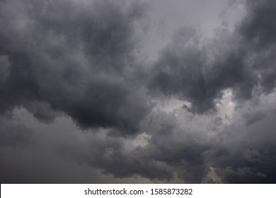 Dark Threatening Clouds Sky Stock Photo 1585873282 | Shutterstock