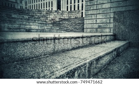 Similar – Foto Bild fluchtpunkte Treppe Stein