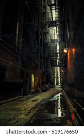 Dark Urban Alley