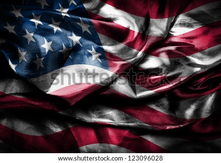 Dark USA flag