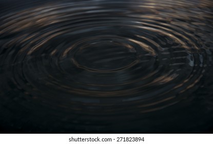 dark water wave and reflection. soft focus and blur