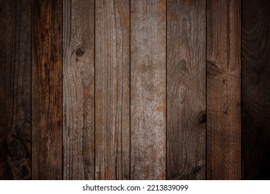 Dark Weathered Wood Texture Background.