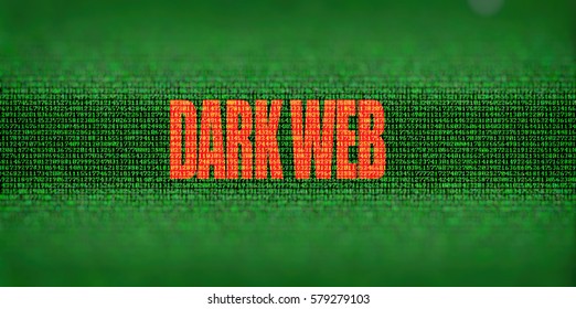 Dark Web Matrix Background