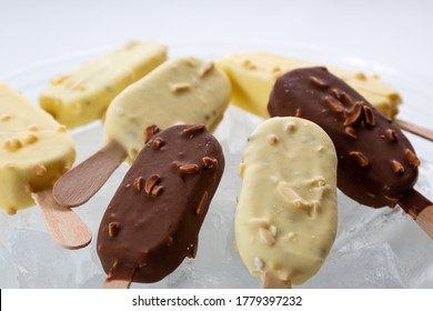 Dark And White Chocolate Ice Pop