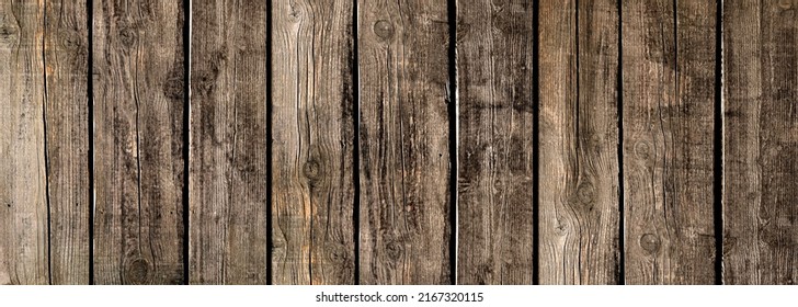 Dark wood floor boards vintage rough