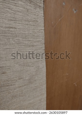 Dark wood texture peels off leaving a light colored wood texture
