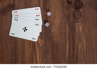 Dark Wooden Board Game Cards