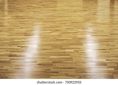 Dark Wooden Dance Floor With Spot Lights