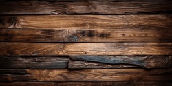 Dark Wooden Texture. Rustic Three-dimensional Wood Texture. Modern Wooden Facing Background. Wood Background