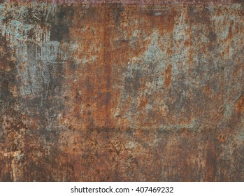 Dark worn rusty metal texture background 
