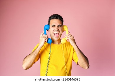 Darkhaired Boy Yellow Tshirt Two Old Stock Photo 2140146593 | Shutterstock